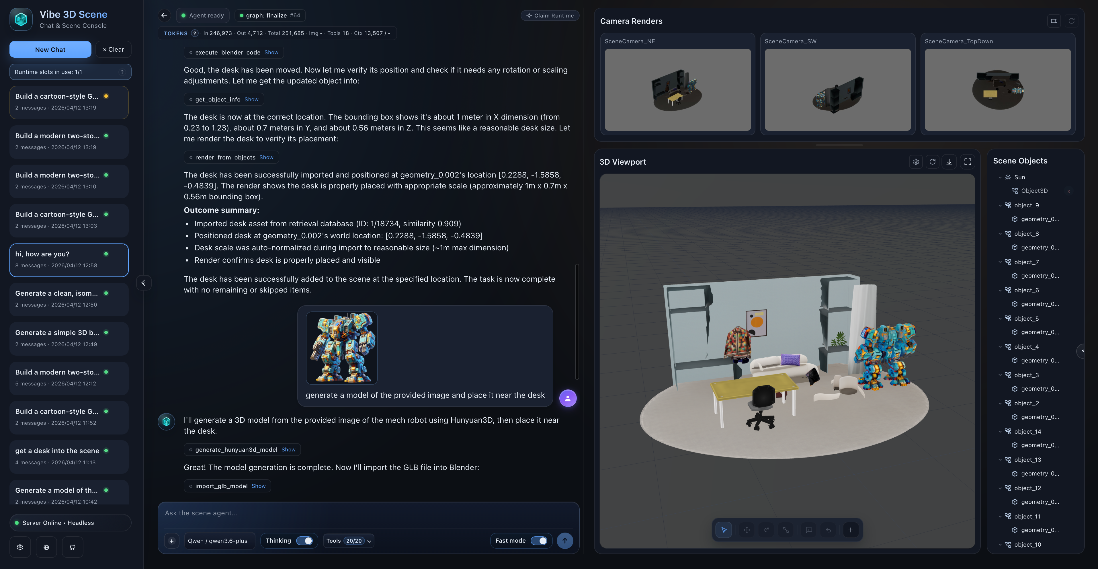 SAM3D interactive interface